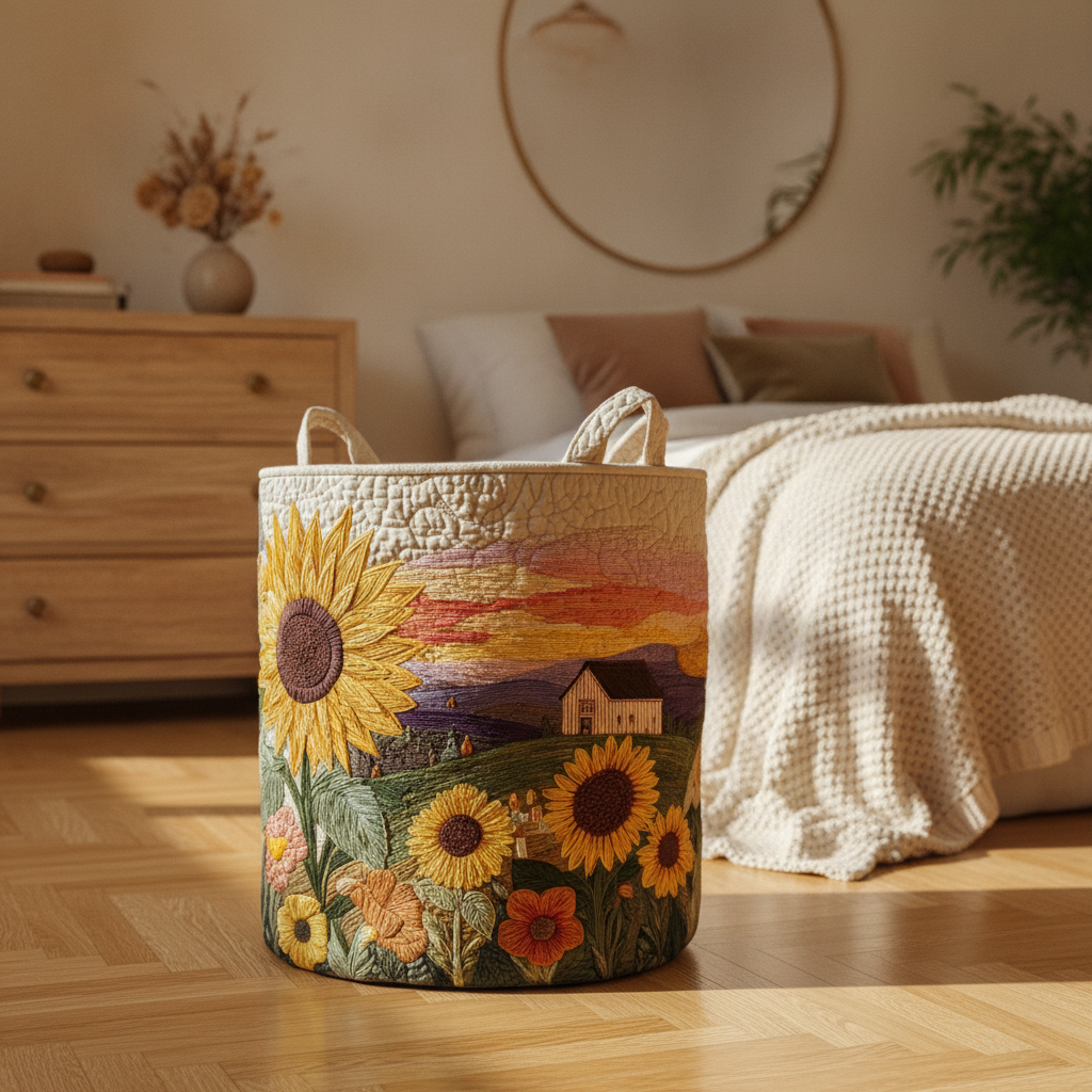Panier à Linge Épanouissant Sunshine