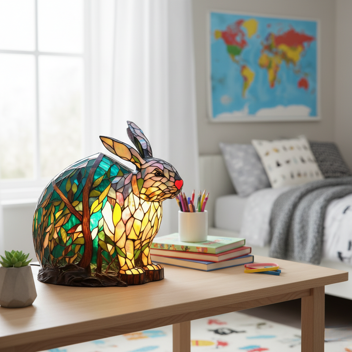 Noppie – Lampe de Nuit Lapin Vibrante