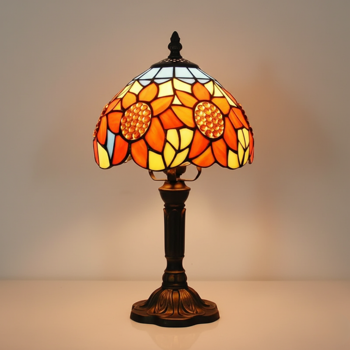 SOLELIA | LAMPE EN VERRE TOURNÉE TIFFANY VINTAGE SOLEIL