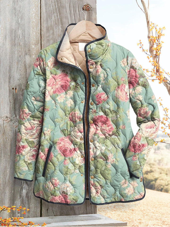Winifred | Veste matelassée à motif marguerite