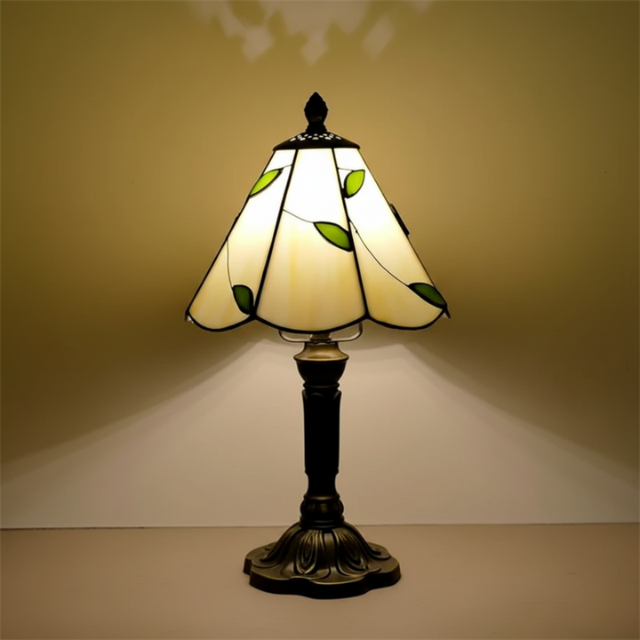 LEAFORA | LAMPE EN VERRE EN FORME DE FEUILLE TIFFANY RÉTRO
