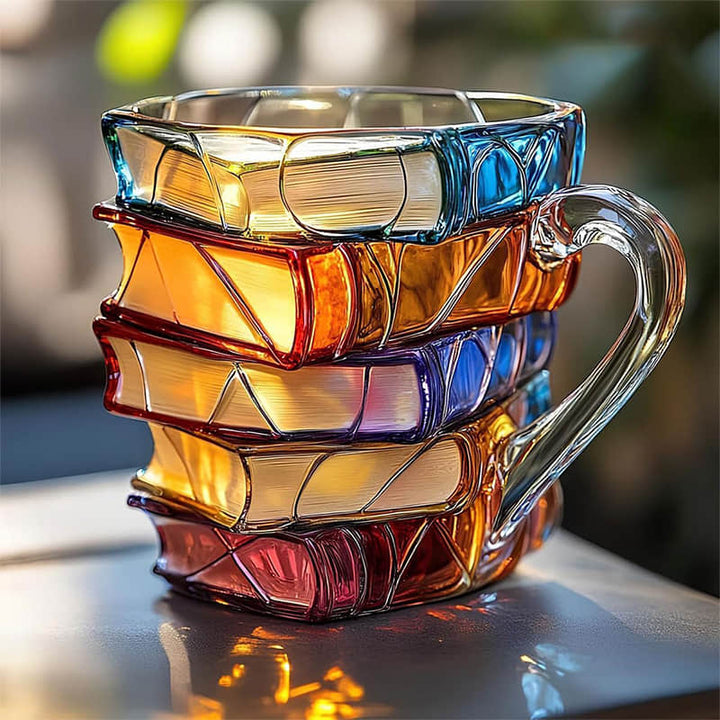 Tasse 3D Unique Fait Main pour les Passionnés de Lecture