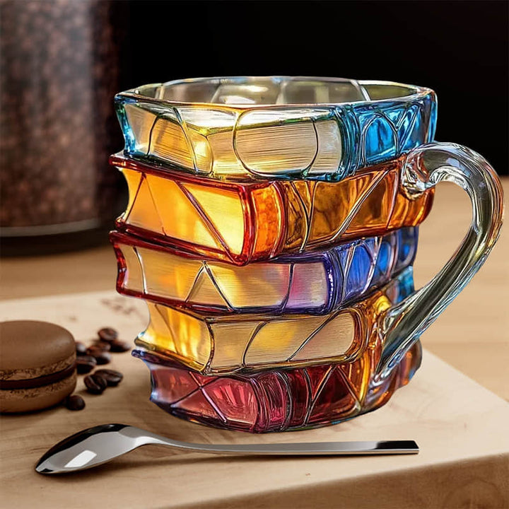 Mug 3D Unique Fait Main pour les Passionnés de Lecture