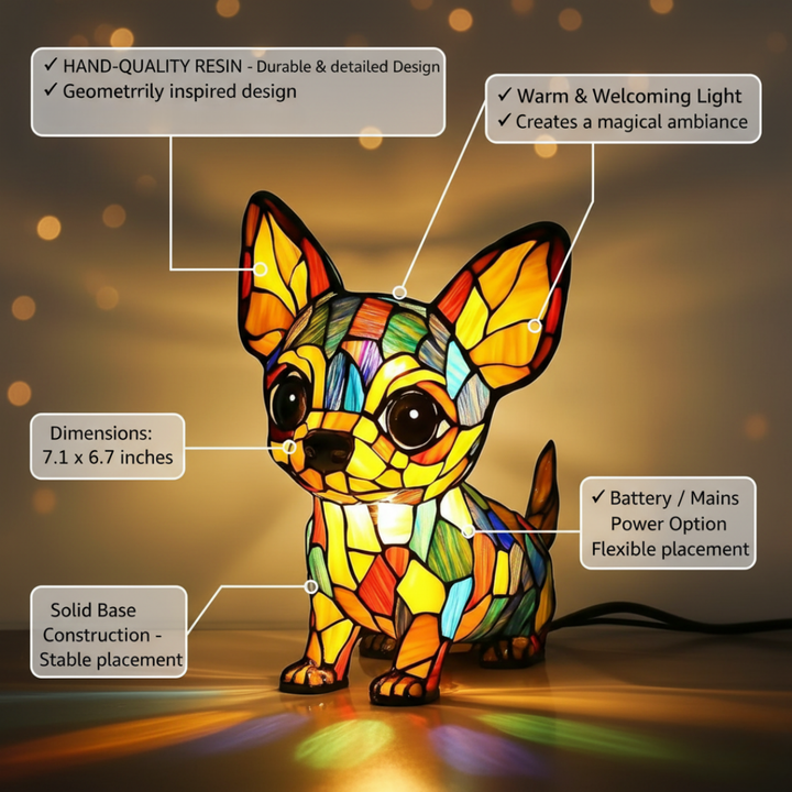 Charmante Lampe Pendante Chihuahua