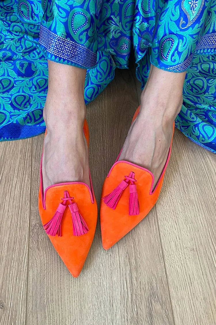 Mocassins Amelie avec Pompons