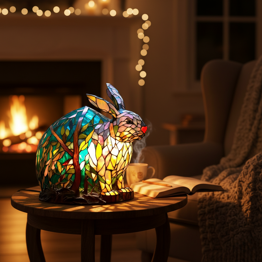 Noppie – Lampe de Nuit Lapin Vibrante