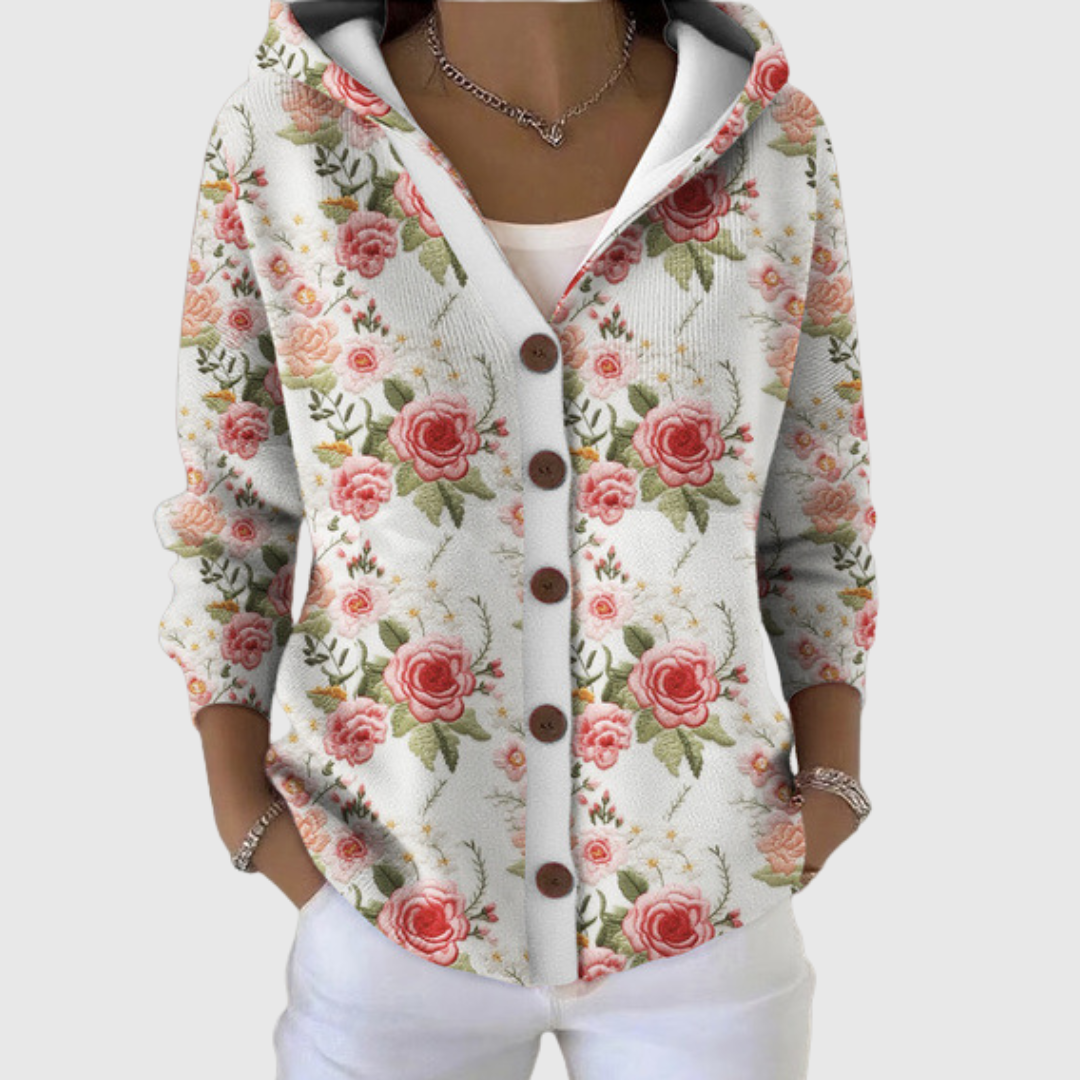 Cesarina | Veste en Maille avec Capuche