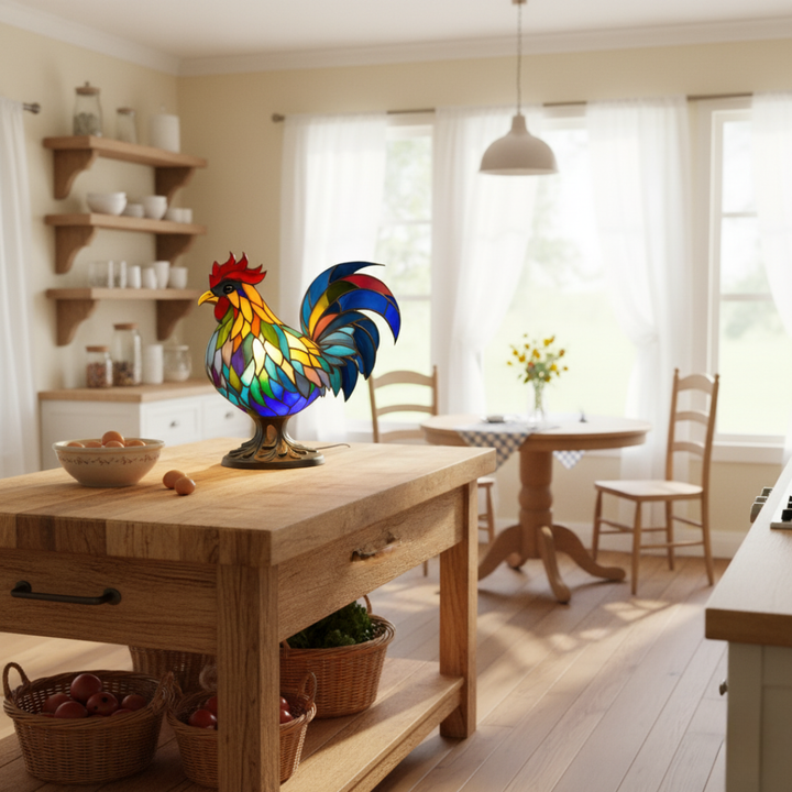 Ollie – Lampe Coq Vibrante