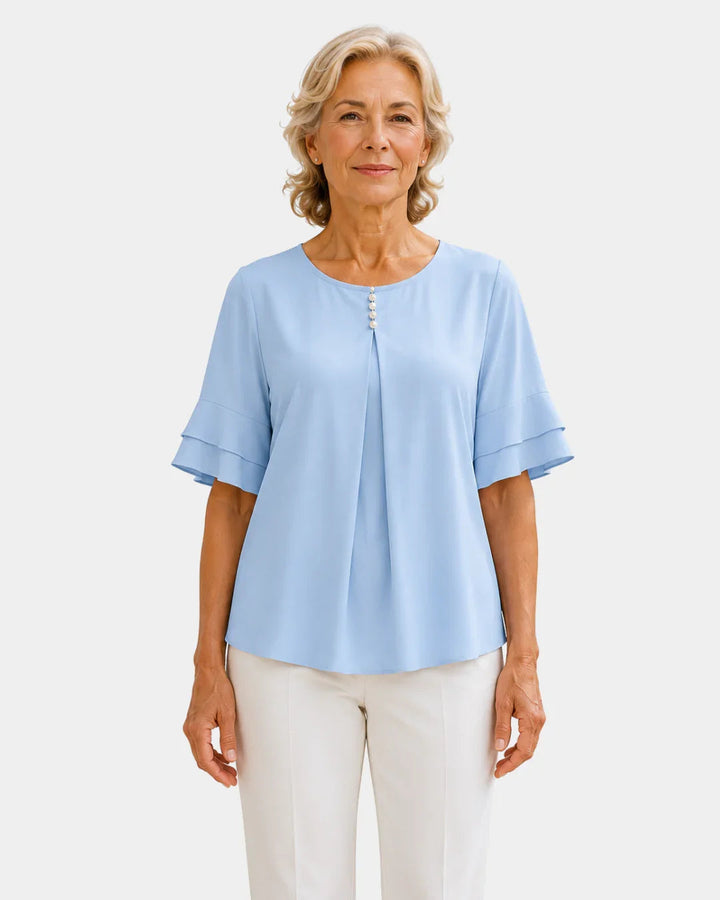 Hadelinde | Blouse élégante à boutons