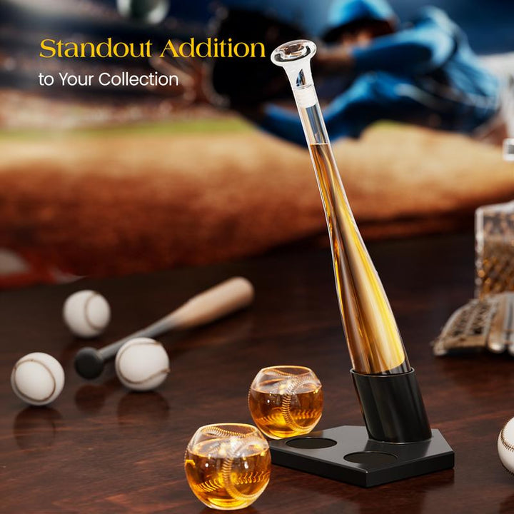 Carafe de baseball Kollea avec 2 verres
