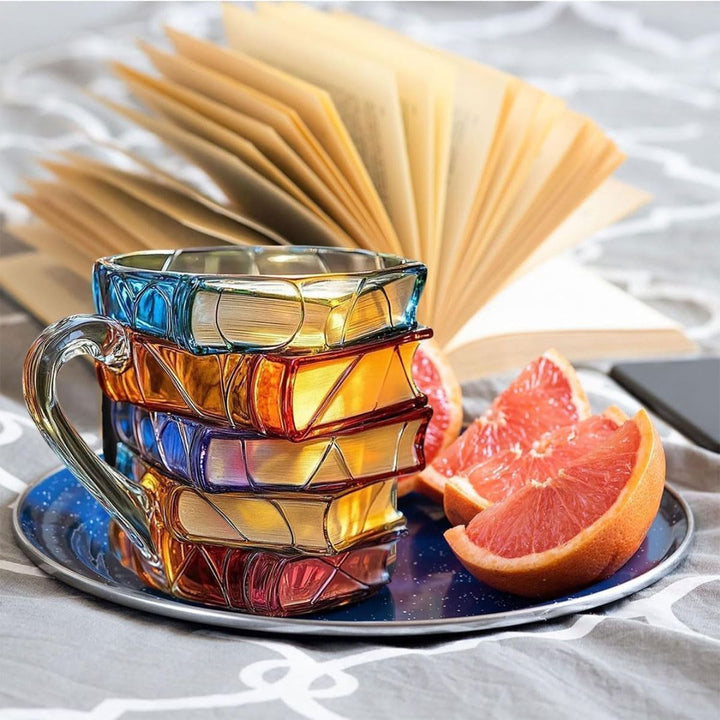 Tasse 3D Unique Fait Main pour les Passionnés de Lecture