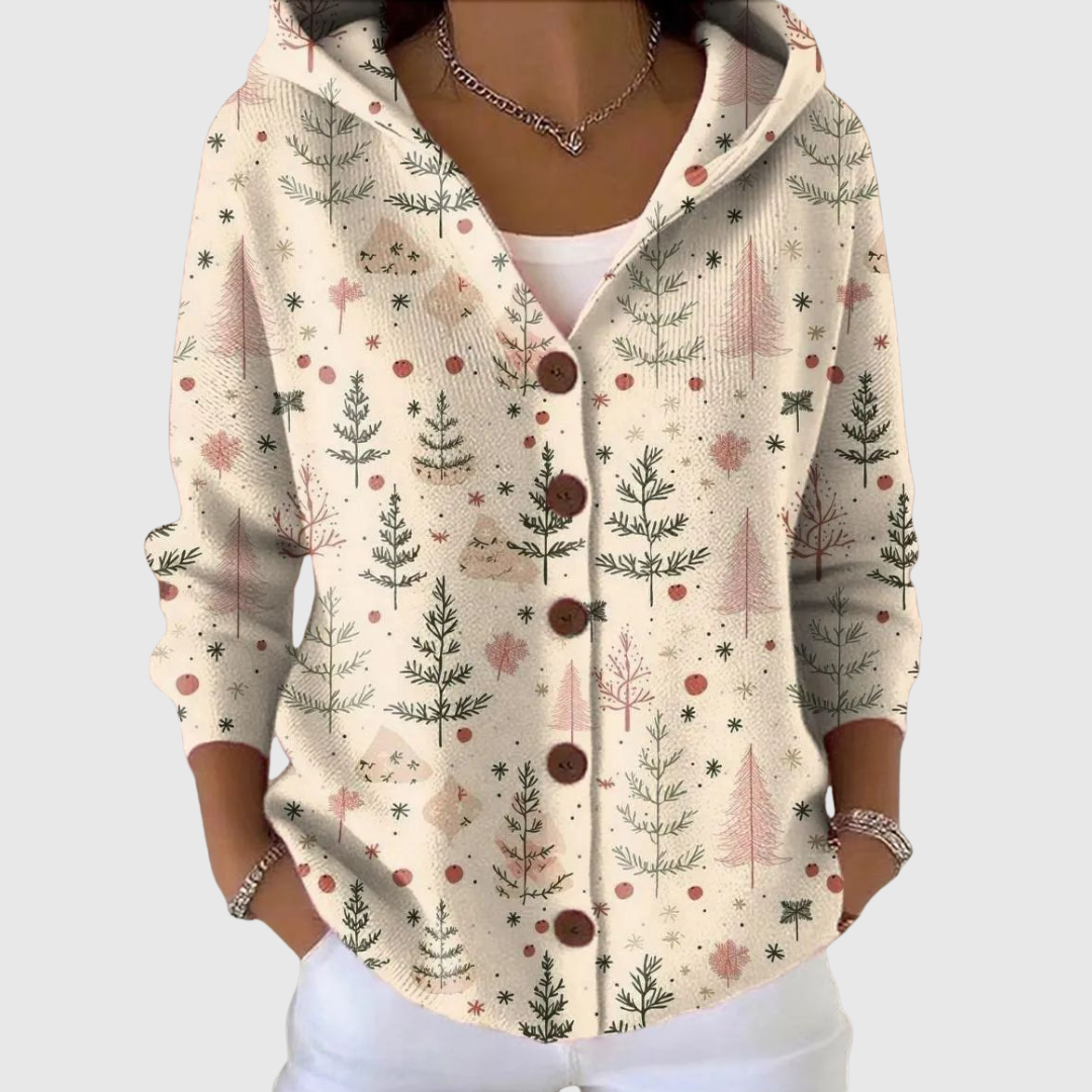 Marcella | Veste en Maille avec Capuche