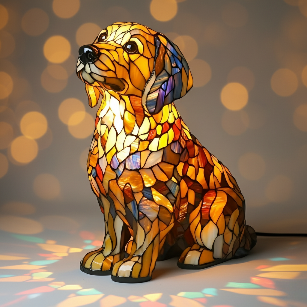 Figurine de Retriever Doré Spirituel Lily