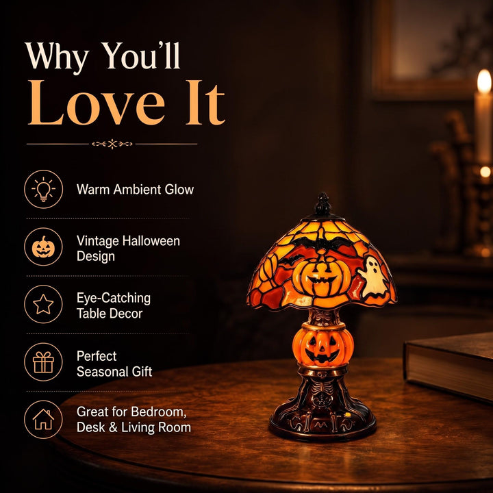 LAMPE EN POTIRON HANTÉE TIFFANY
