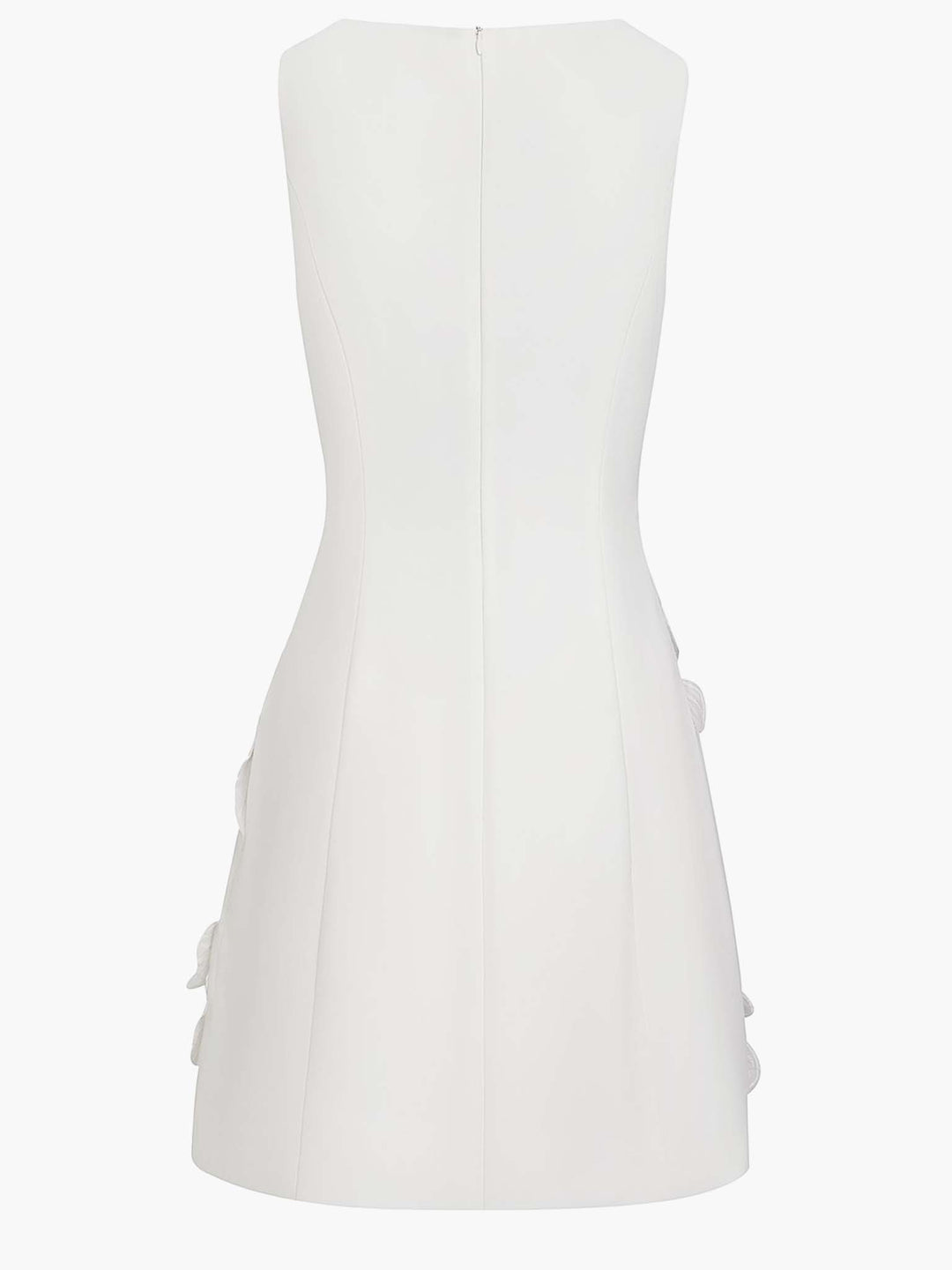 Robe Mini Élégante Sans Manches avec Découpe