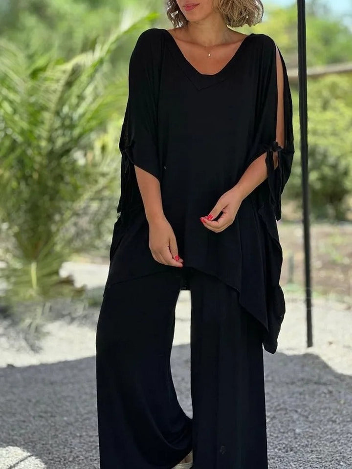 Úrsula™ | Tunique à Épaules Dévoilées et Pantalons