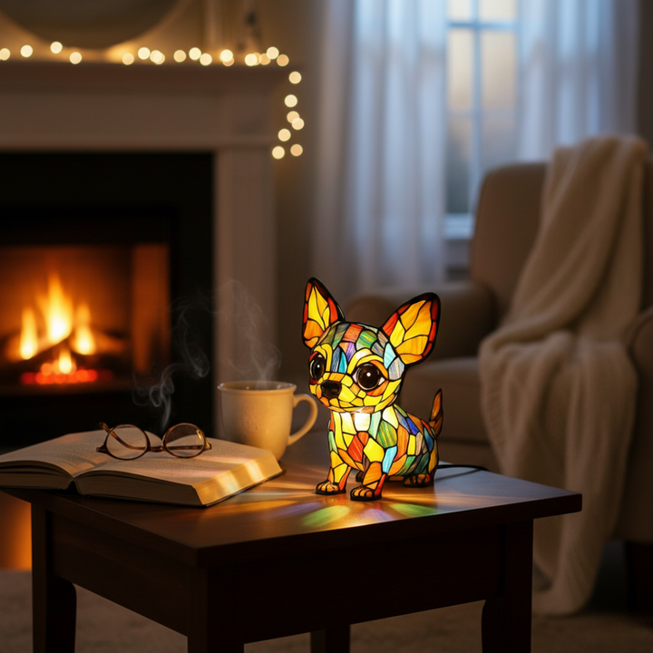 Charmante Lampe Pendante Chihuahua