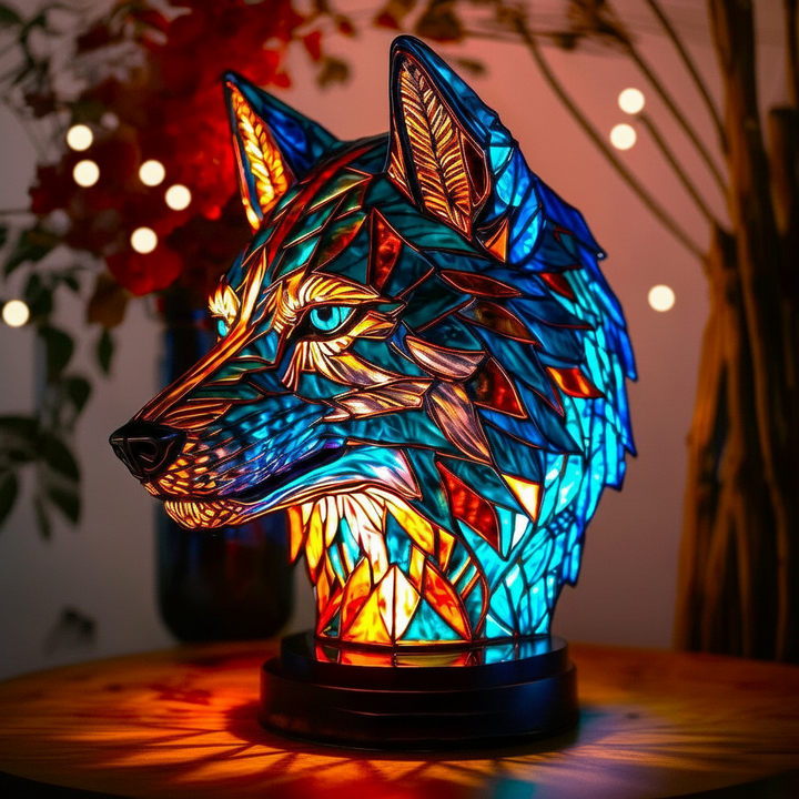 Bo – Lampe Enchantée en Forme de Loup