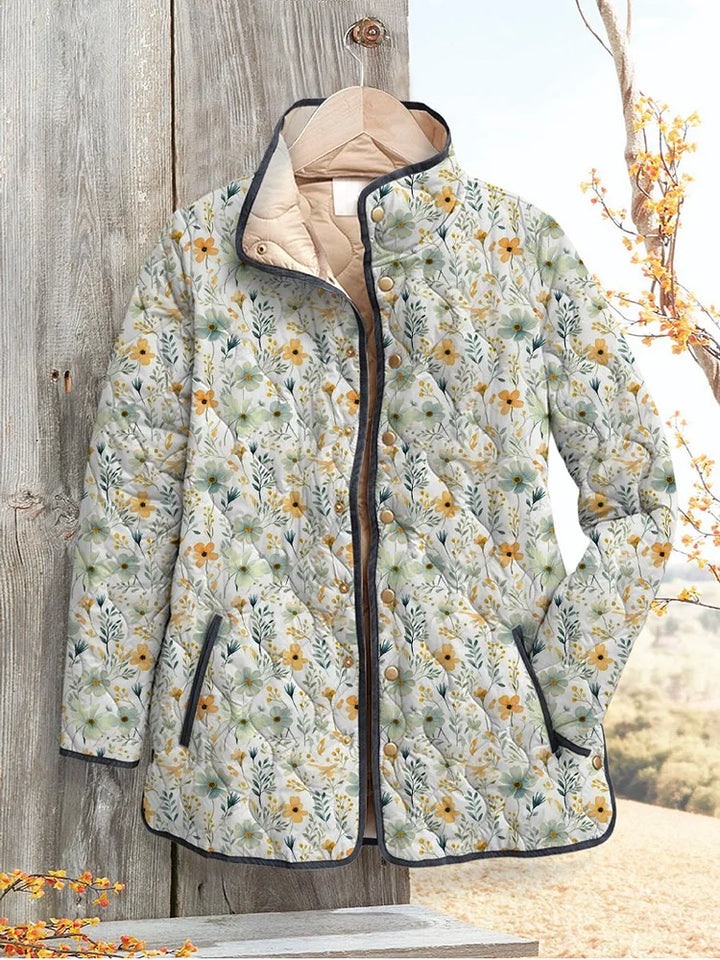 Rosalind | Veste matelassée à fleurs