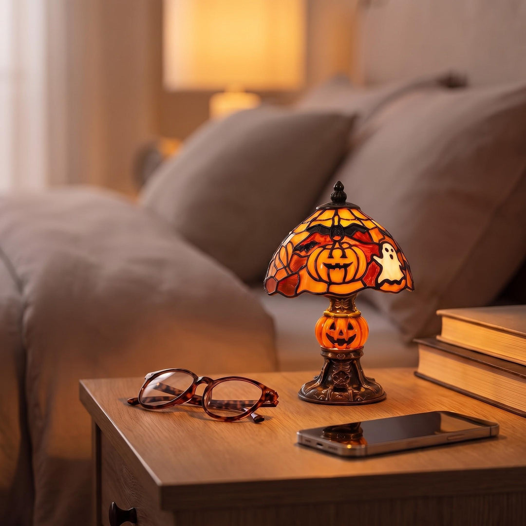 LAMPE EN POTIRON HANTÉE TIFFANY
