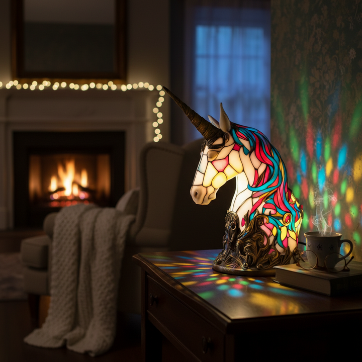 Luna – Lampe de Nuit Licorne Enchantée
