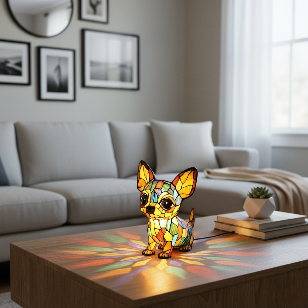 Charmante Lampe Pendante Chihuahua