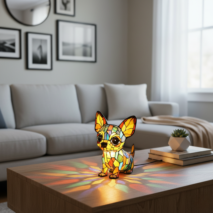 Charmante Lampe Pendante Chihuahua