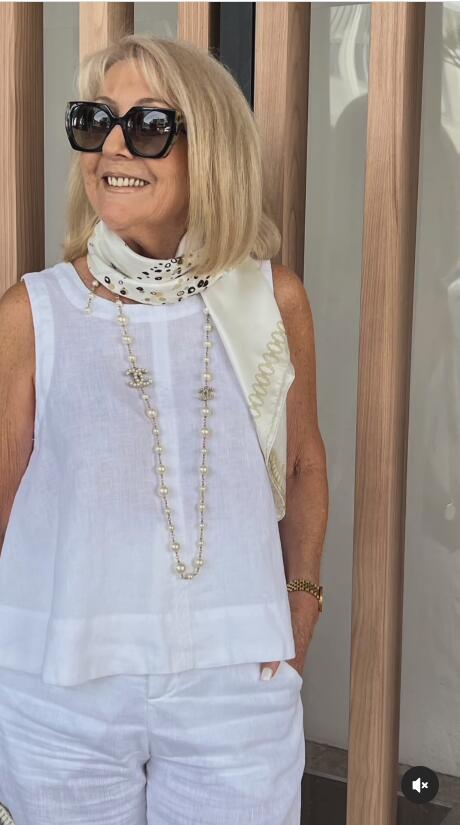 Trinidad™ | Ensemble Blanc Haut sans Manches et Pantalon Large