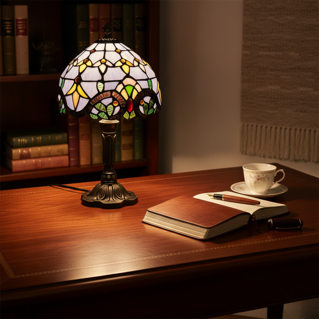 CHROMIA | LAMPE DE TABLE TIFFANY CLASSIQUE COLORÉE