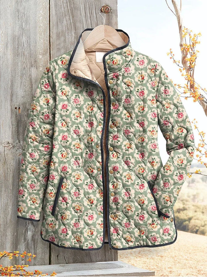 Eleanor | Veste matelassée à motif floral