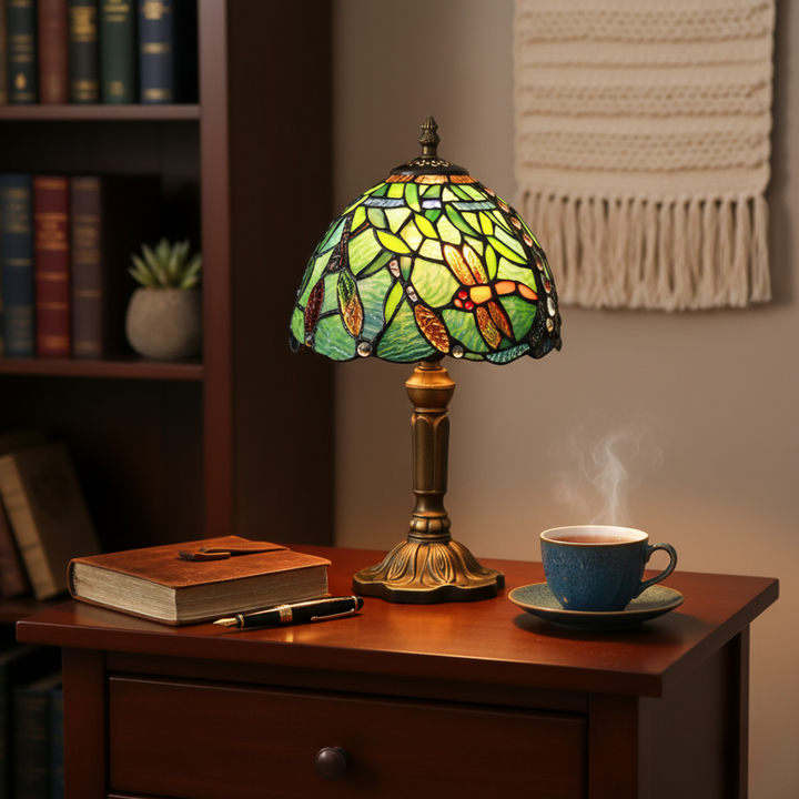 TIFFELLE | LAMPE DRAGONFLY ÉLÉGANTE TIFFANY