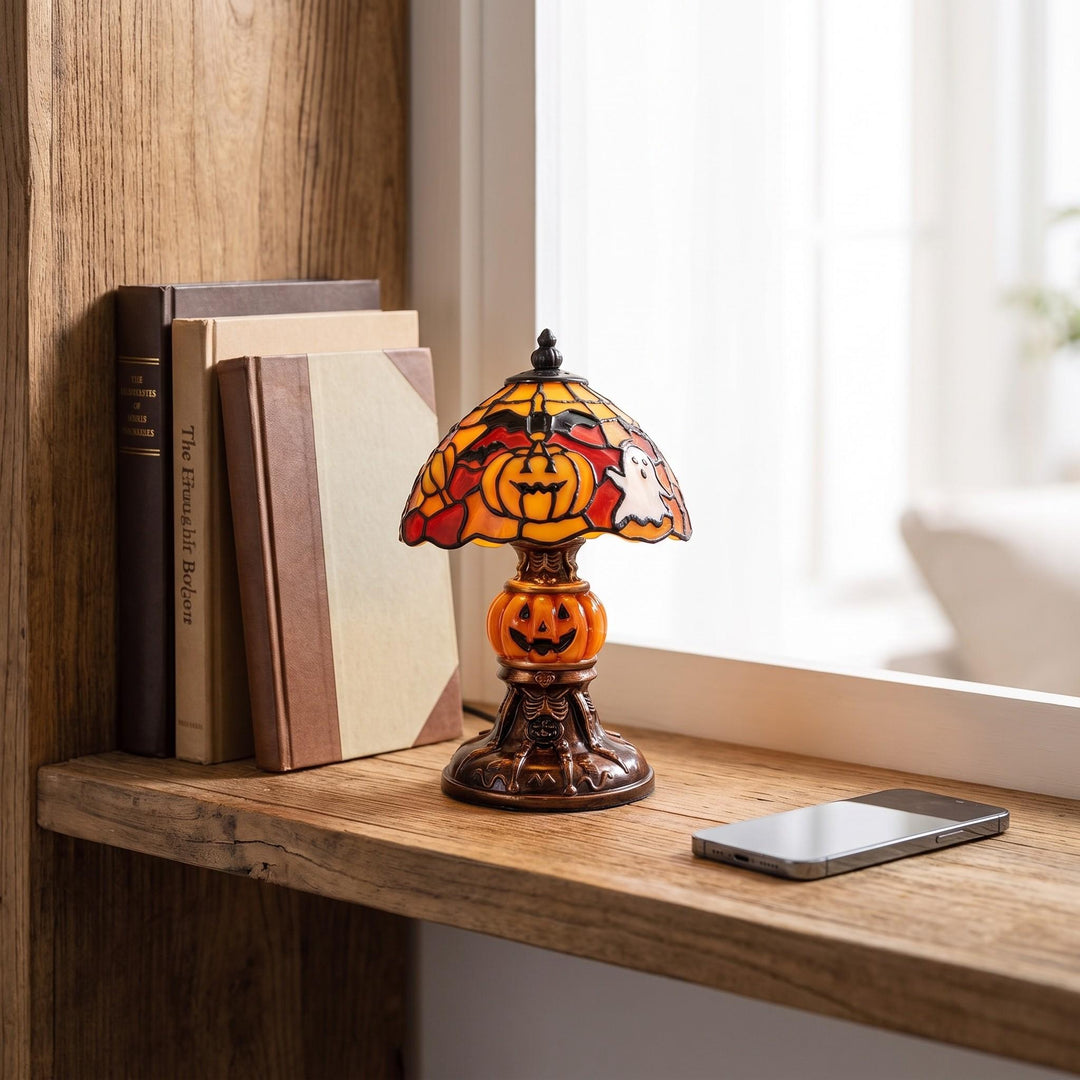 LAMPE EN POTIRON HANTÉE TIFFANY