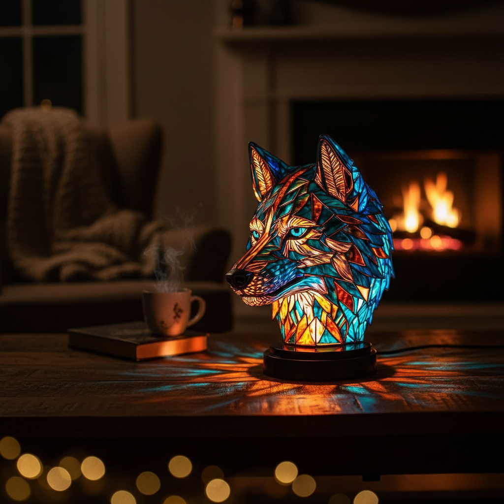 Bo – Lampe Enchantée en Forme de Loup