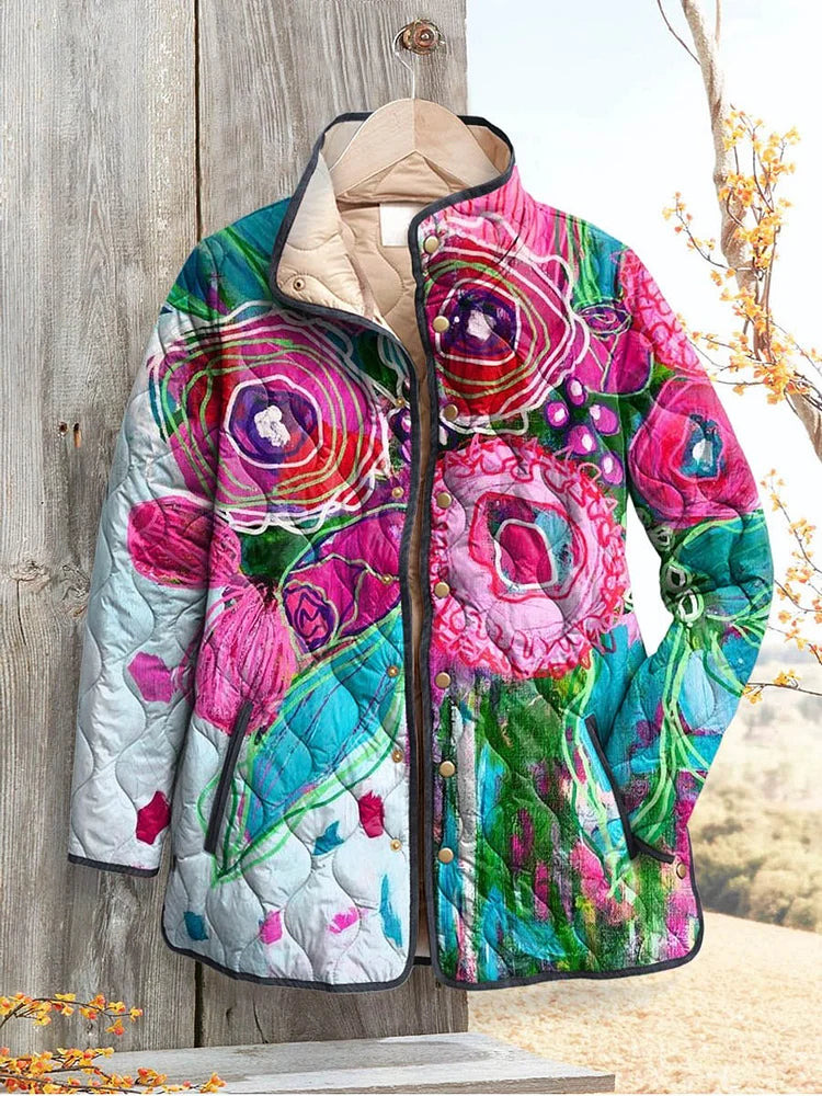 Philippa | Veste matelassée Niittykuosinen