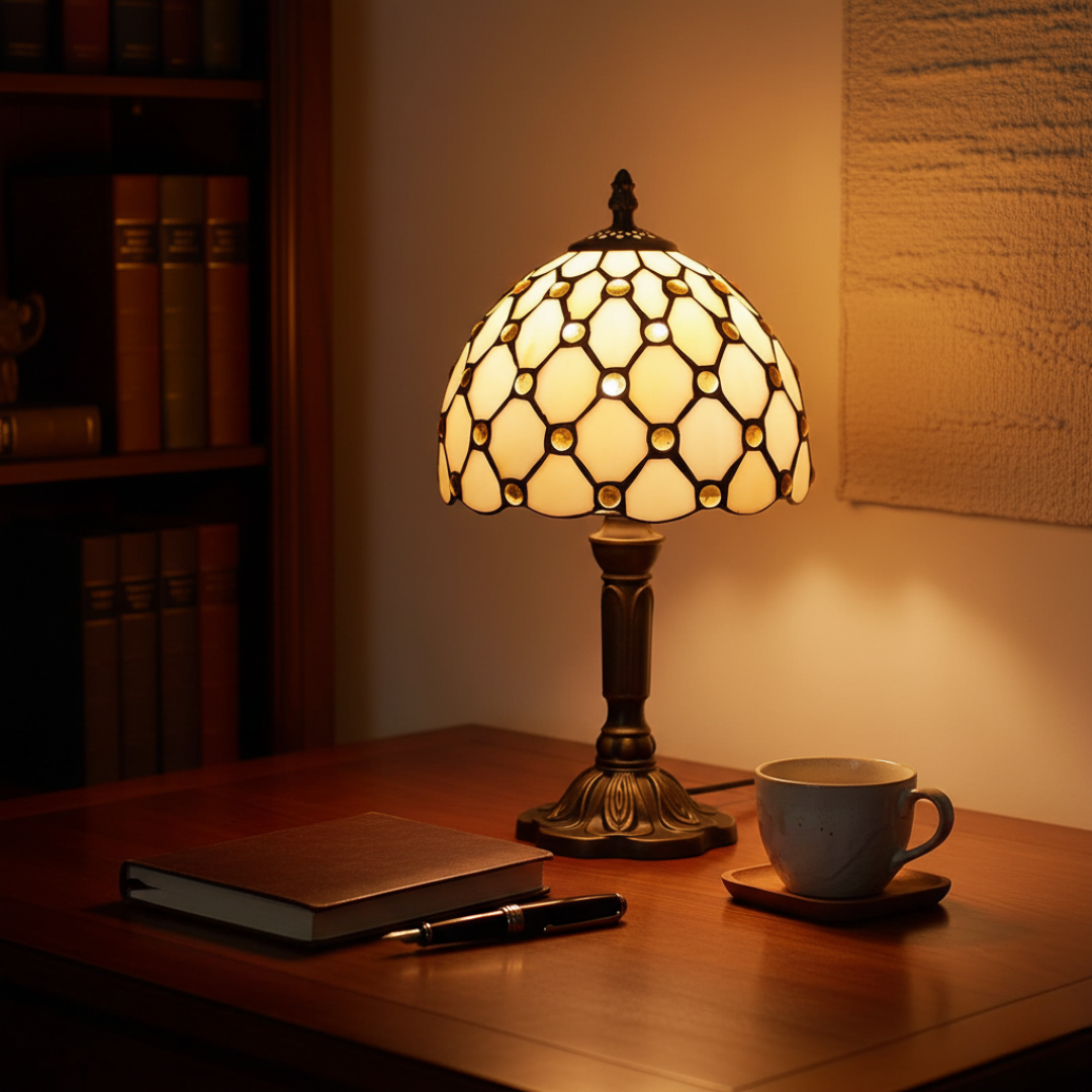 IVORYA | LAMPE DE TABLE BAROQUE LUXUEUSE