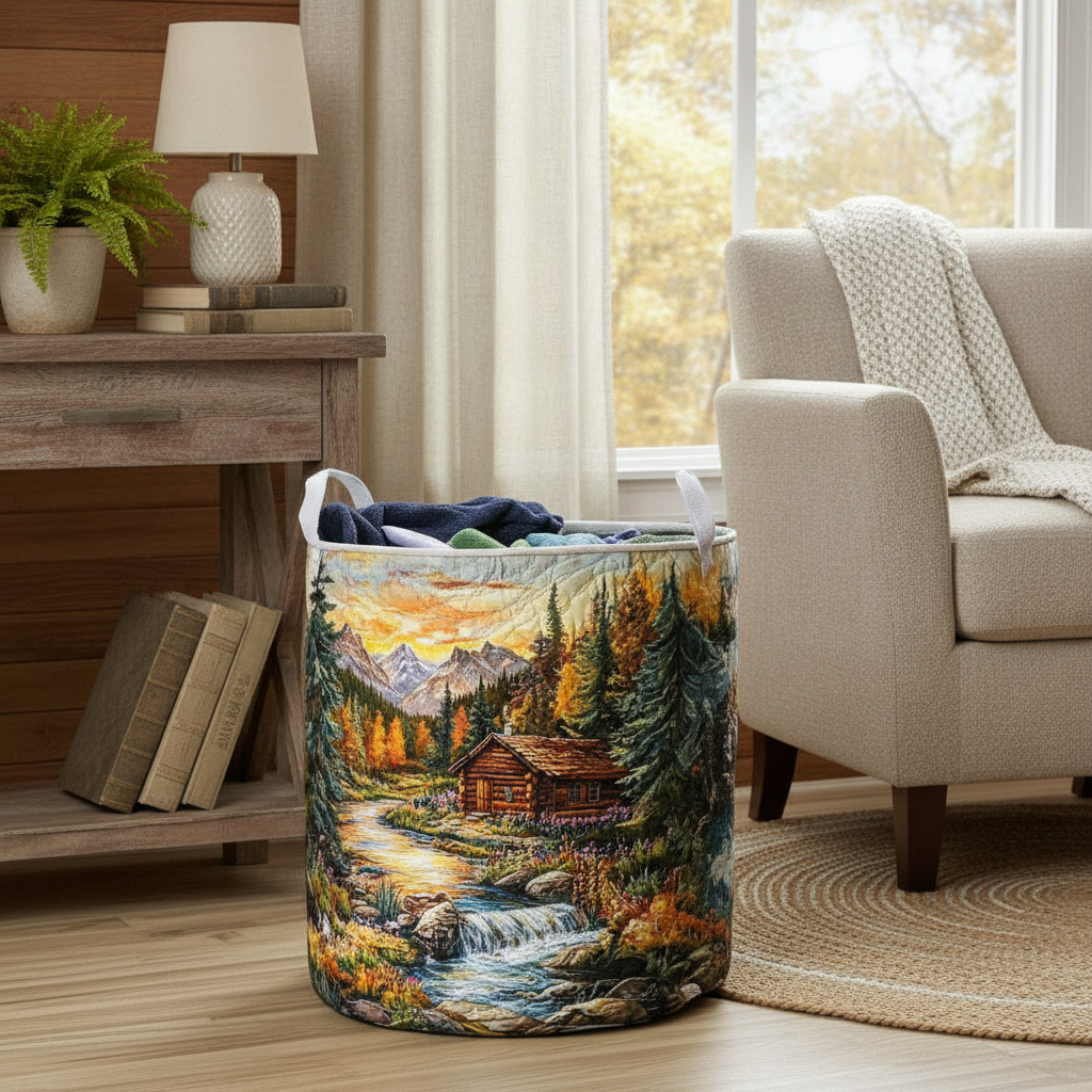 Panier à Linge Évasion en Forêt