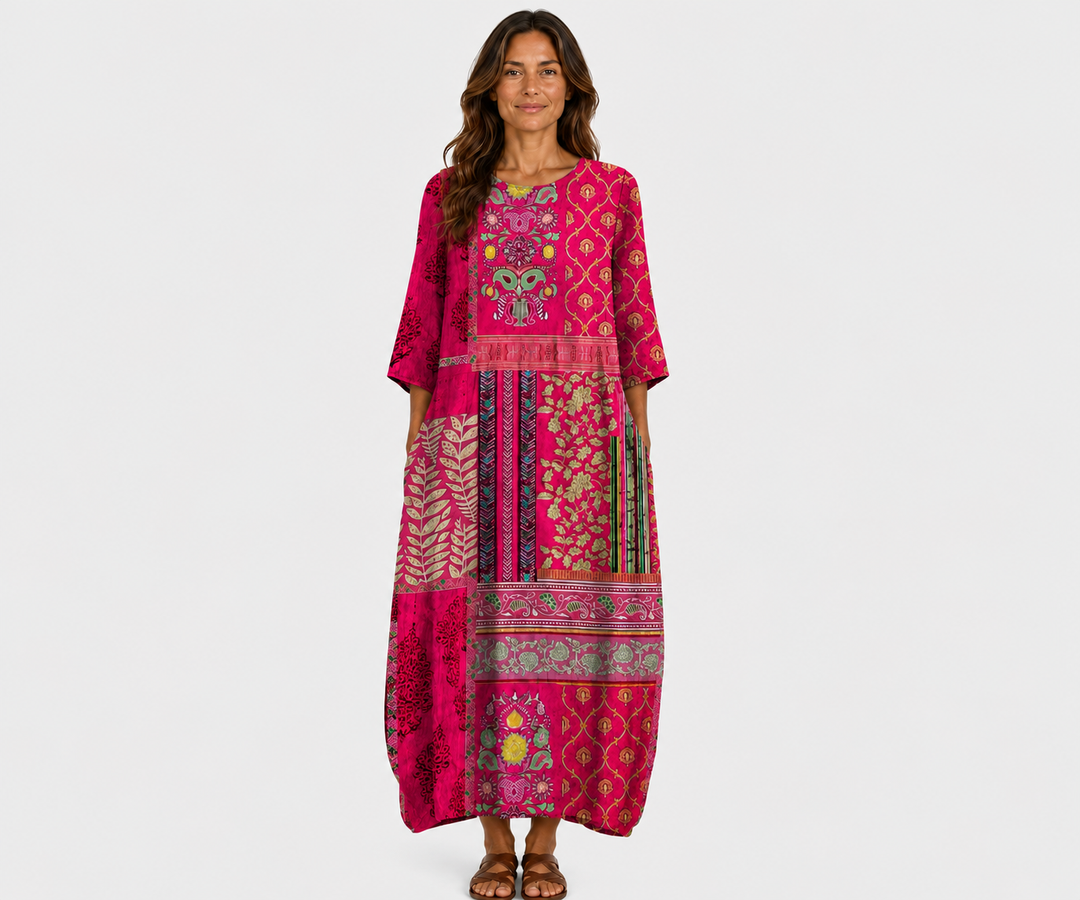 Robe Longue Flottante et Élégante