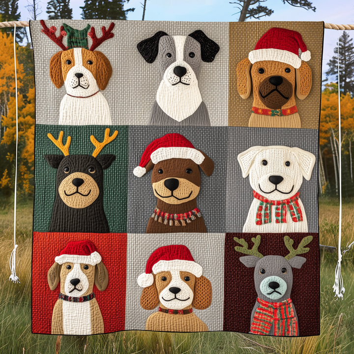 Couverture en Flocons de Neige pour Chien Adorable