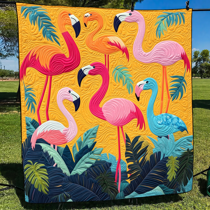 Couverture Flamant Rose Adorable