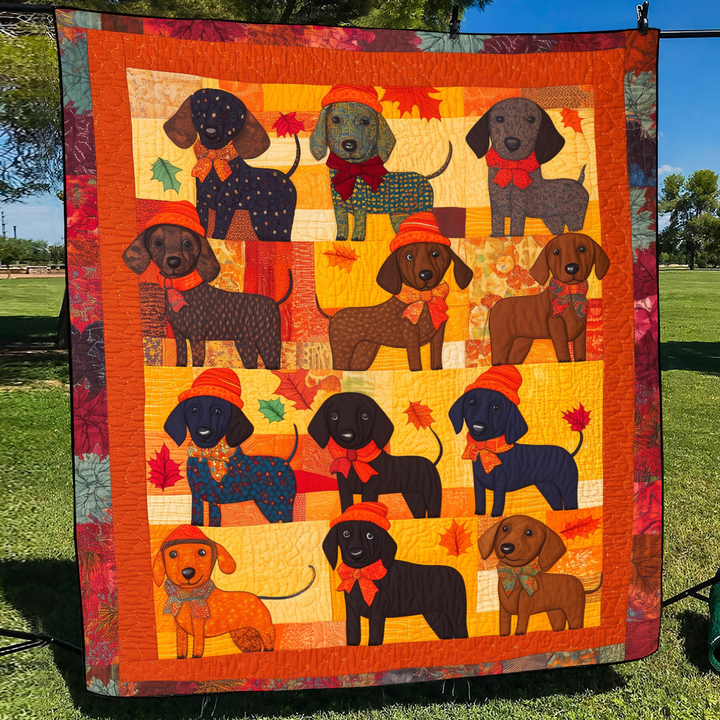 Couverture Affectueuse de Teckels