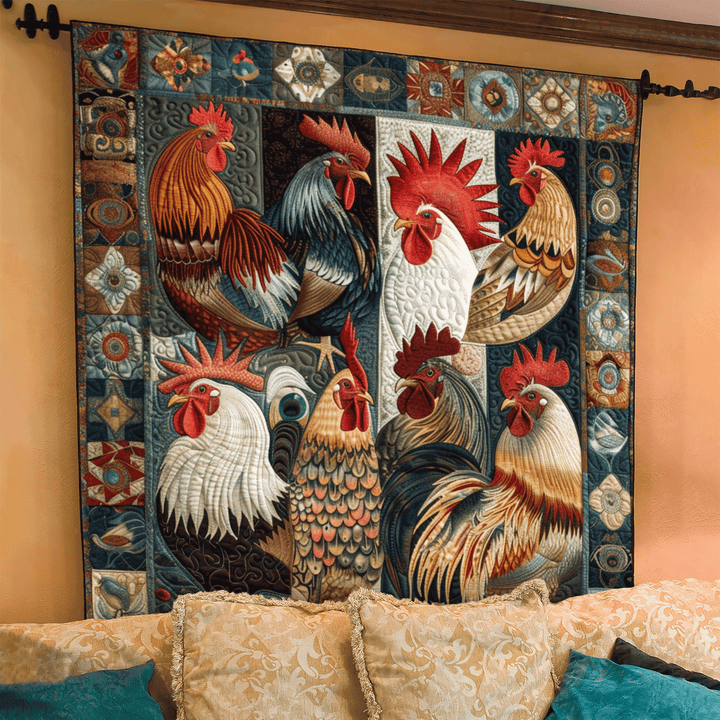 Couverture Ancienne de Coq