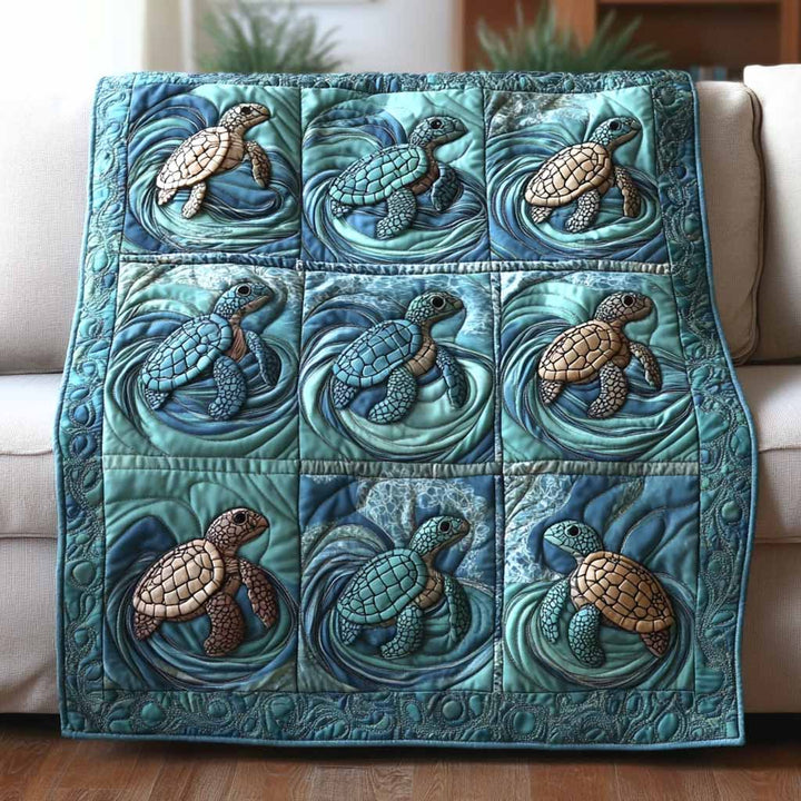 Couverture Aqua Swirl