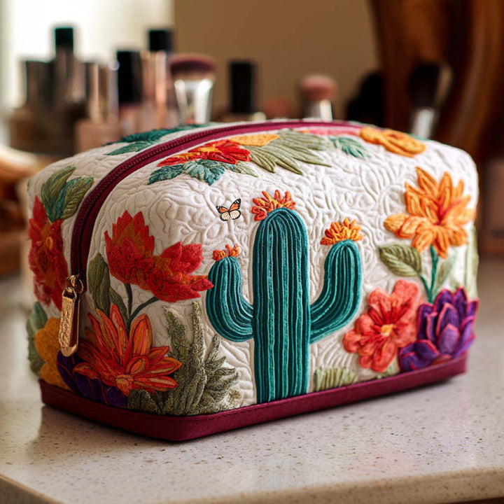 Trousse de Maquillage Matelassée Arizona Bloom