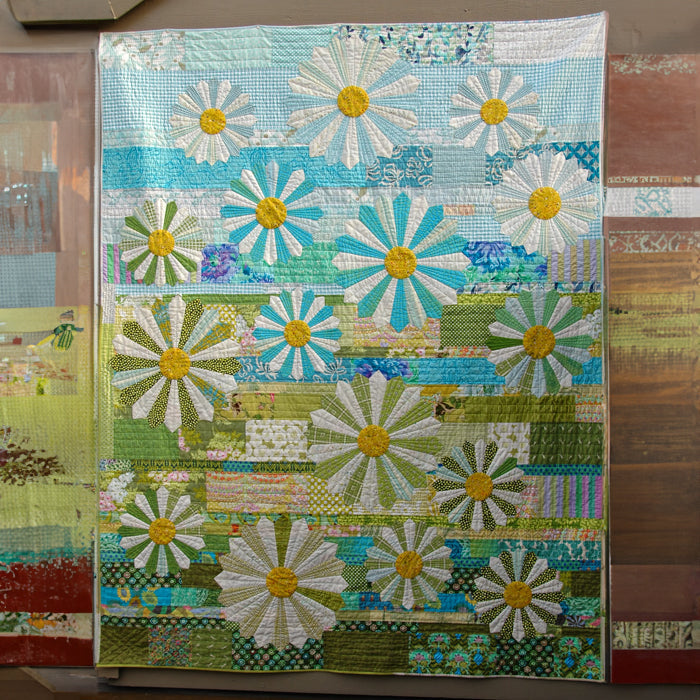 Couverture Artisanale en Fleurs