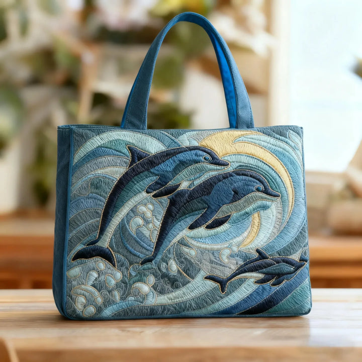 Sac fourre-tout Artisan Dauphin Inspiré par l'Océan