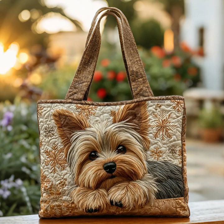 Sac fourre-tout Yorkie fait main exquis
