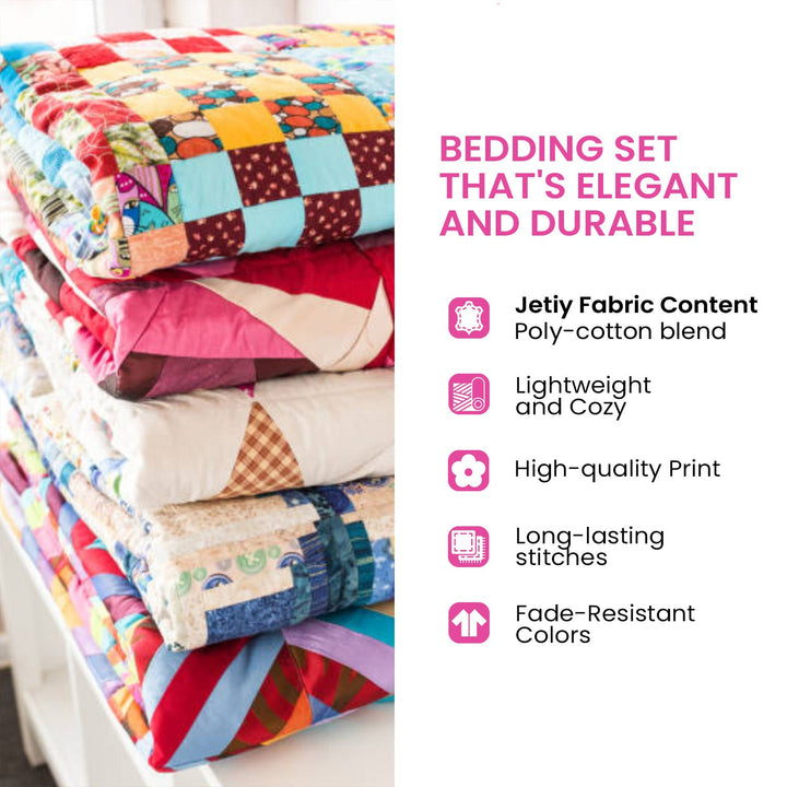 Ensemble de literie matelassé 3 pièces de Noël