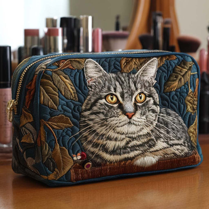 Trousse de Maquillage Matelassée Bright Whiskers