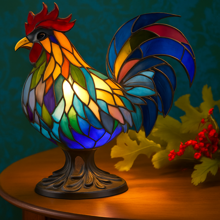 Ollie – Lampe Coq Vibrante