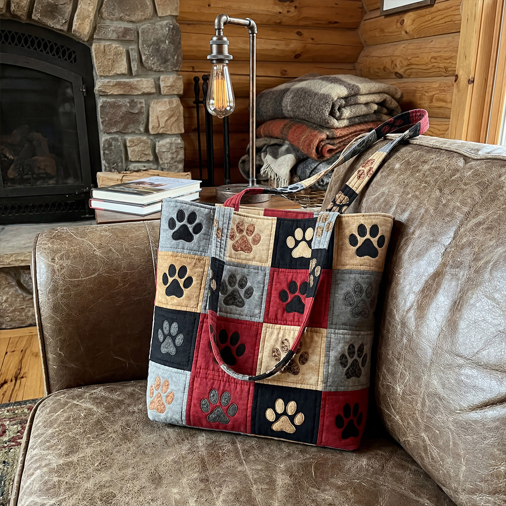 Sac fourre-tout Zipper Cozy Paws